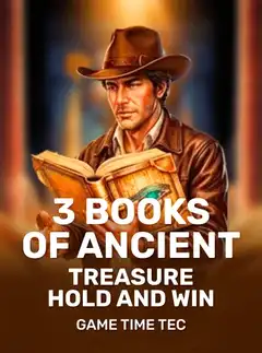 3 Books of Ancient Treasure (Hold and Win) game tile